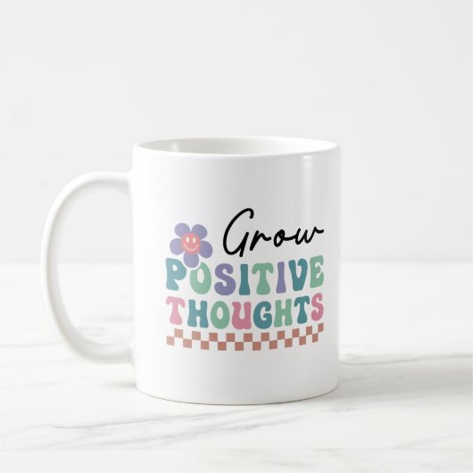 思考を高前向きめる コーヒーマグカップ (左)