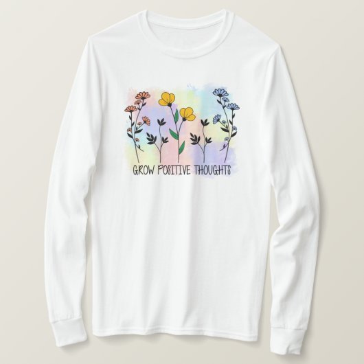 思考を高前向きめる Tシャツ (デザイン正面)