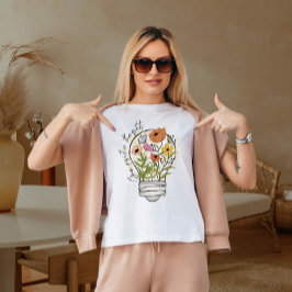 思考前向きを伸ばす Tシャツ