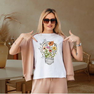思考前向きを伸ばす Tシャツ