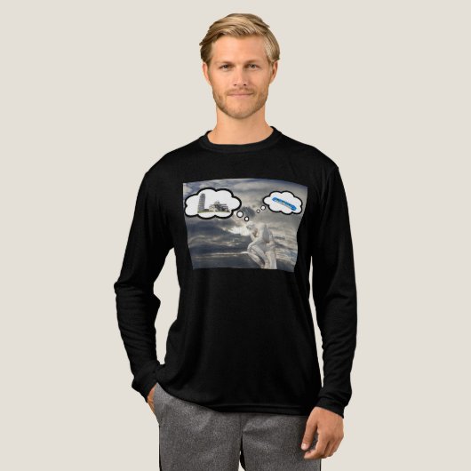 思考者 トライブレンドＴシャツ (正面全体)
