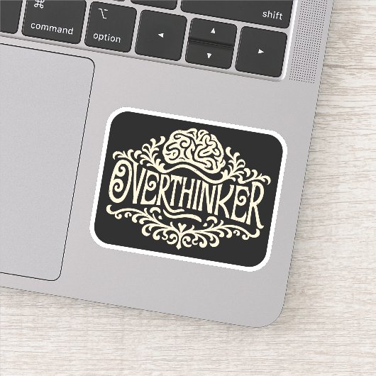 思考過多の脳 シール (詳細)