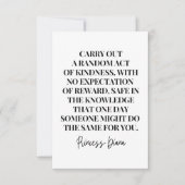 思運いやりを表す サンキューカード (正面)