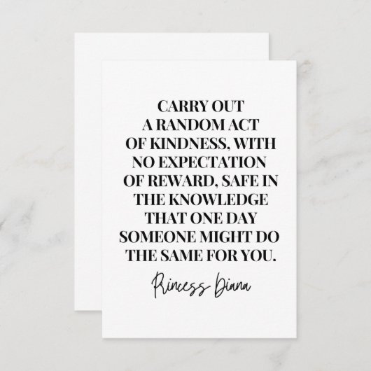 思運いやりを表す サンキューカード (正面/裏面)