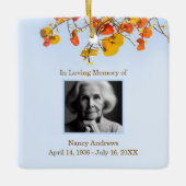 思離れい出に愛する葬儀の記念碑 セラミックオーナメント (正面)