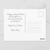 🌹思鮮やかい出:カトリーナ夫人開花🌹 ポストカード (裏面)