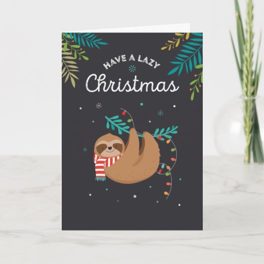 怠おもしろいけ者のクリスマスカード シーズンカード (正面)