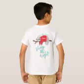 怠けおもしろい者 Tシャツ (裏面フル)