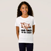 怠けナマケモノTシャツ Tシャツ (正面フル)