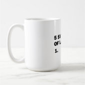 怠け心 コーヒーマグカップ (左)