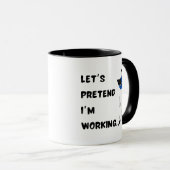 怠け最高の者の同僚のためのOfficeギフトおもしろい引用文 マグカップ (正面右)