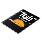 怠け猫おもしろい膵臓T1D糖尿病 ノートブック (左側)