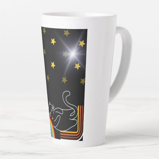 怠け猫 カフェラテマグ (右アングル)