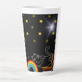 怠け猫 カフェラテマグ (正面)