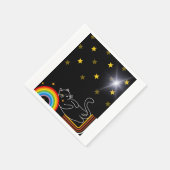 怠け猫 スタンダードカクテルナプキン (角)