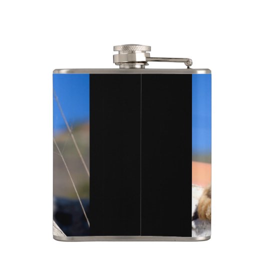 怠け猫 フラスク (裏面)