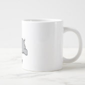 怠け生まれる ジャンボコーヒーマグカップ (右)