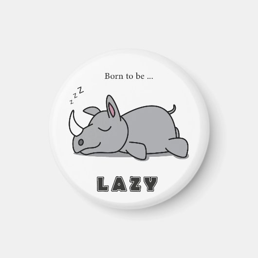 怠け生まれる マグネット (正面)