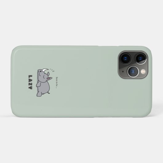 怠け生まれる Case-Mate iPhoneケース (裏面(横))