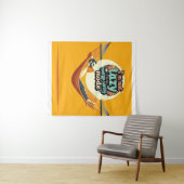 怠け者おもしろいへの贈り物デザイン タペストリー (インサイチュ(横))