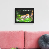 怠け者がシベリア虎を起こす キャンバスプリント (インサイチュ (リビング))