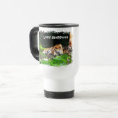 怠け者がシベリア虎を起こす トラベルマグ (正面左)