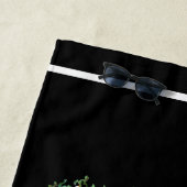 怠け者がシベリア虎を起こす ビーチタオル (インサイチュ)