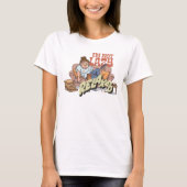 怠け者じゃない、リラックスしてるだけ Tシャツ (正面)