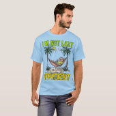 怠け者じゃない、効率主義なナマケモノのハンモック Tシャツ (正面フル)