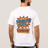 "怠け者たちよ、明日 unite…" tシャツ (裏面)