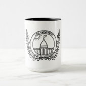 怠け者だが知性がある(TM)大学コーヒーマグ マグカップ (中央)