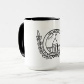 怠け者だが知性がある(TM)大学コーヒーマグ マグカップ (正面左)