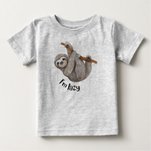 怠け者です ベビーTシャツ