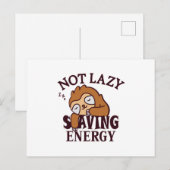 怠け者ではない救のエネルギー ポストカード (正面/裏面)