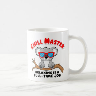 怠け者のおもしろいコアラ コーヒーマグカップ