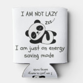 怠け者のおもしろいパンダ 缶クーラー (裏面)