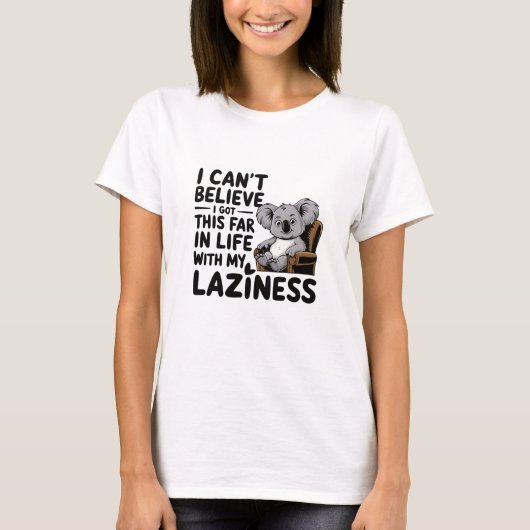 怠け者のコアラ Tシャツ (正面)