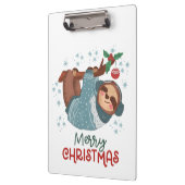 怠け者のスロスクリスマス クリップボード (左)