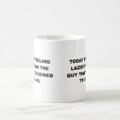 怠け者のマグカップが面白い コーヒーマグカップ (中央)