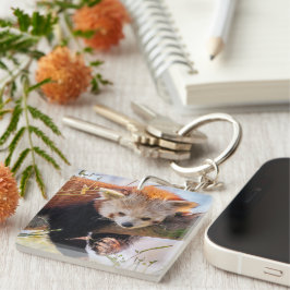 怠け者のレッサーパンダ キーホルダー