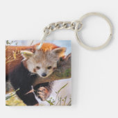 怠け者のレッサーパンダ キーホルダー (裏面)