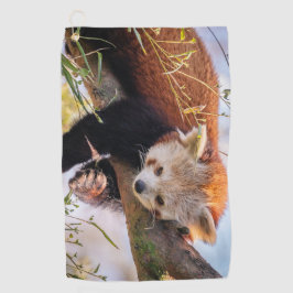 怠け者のレッサーパンダ ゴルフタオル