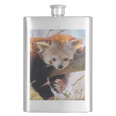 怠け者のレッサーパンダ フラスク (正面)