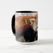 怠け者のレッサーパンダ マグカップ (正面左)