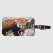 怠け者のレッサーパンダ ラゲッジタグ (正面横)