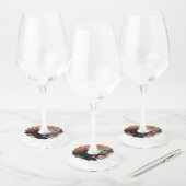 怠け者のレッサーパンダ ワイングラスタグ (セット)