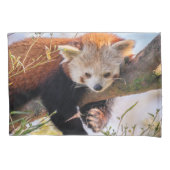 怠け者のレッサーパンダ 枕カバー (正面)