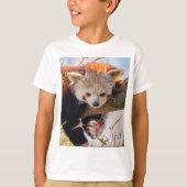 怠け者のレッサーパンダ Tシャツ (正面)