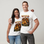 怠け者の怪獣スロージラが世界を破壊するには怠すぎる!面白い怪獣モンスター Tシャツ (ユニセックス)