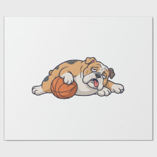 怠け者の犬 ラッピングペーパー